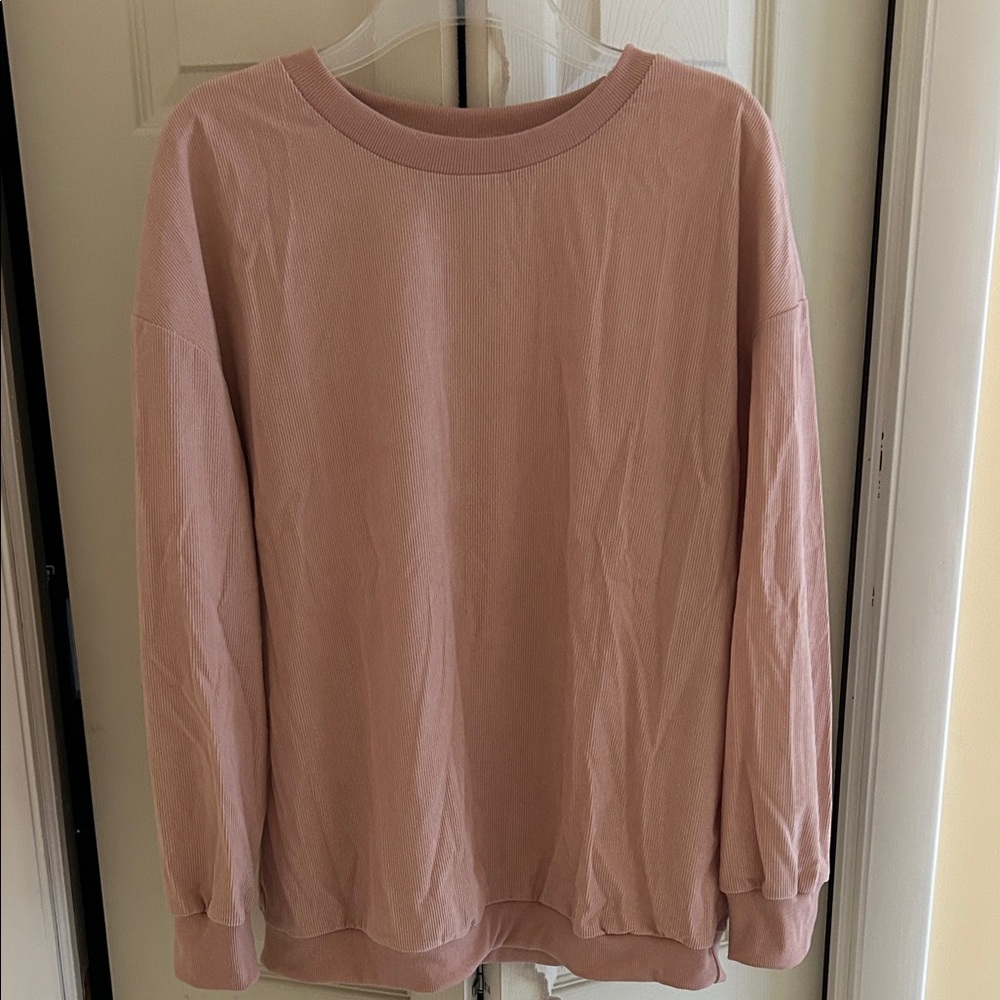 SHEIN Pink Sweatshirt